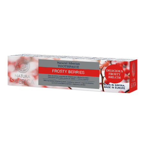 NATURA SIBERICA FROSTY BERRIES ORAL CARE TOOTHPASTE 100ML
