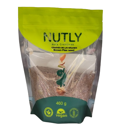 NUTLY BROWN FLAX SEED 460G