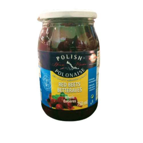 POLISH WHOLE RED BEETS 750ML