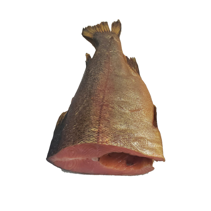 WHOLE SALMON GORBUSHA SMOKED FISH SOLD BY KILOGRAM (4251)