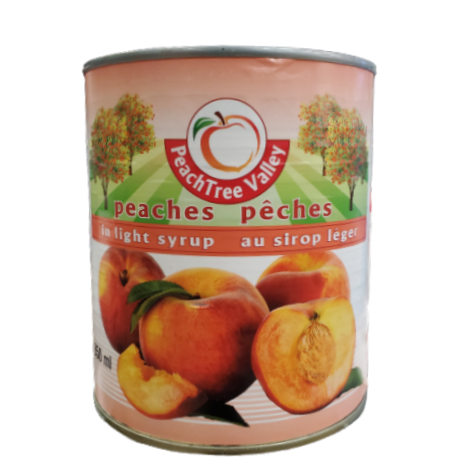 PEACH TREE VALLEY PEACHES IN LIGHT SYRUP 850ML
