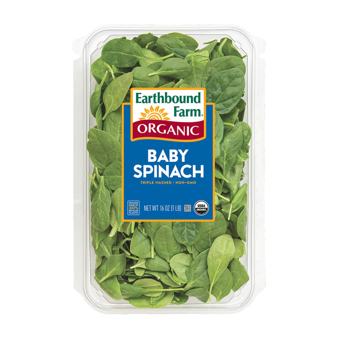 EARTHBOUND FARMS ORGANIC BABY SPINACH 142G