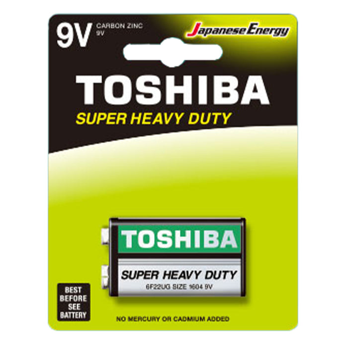 TOSHIBA 9V SUPER HEAVY DUTY BATTERY
