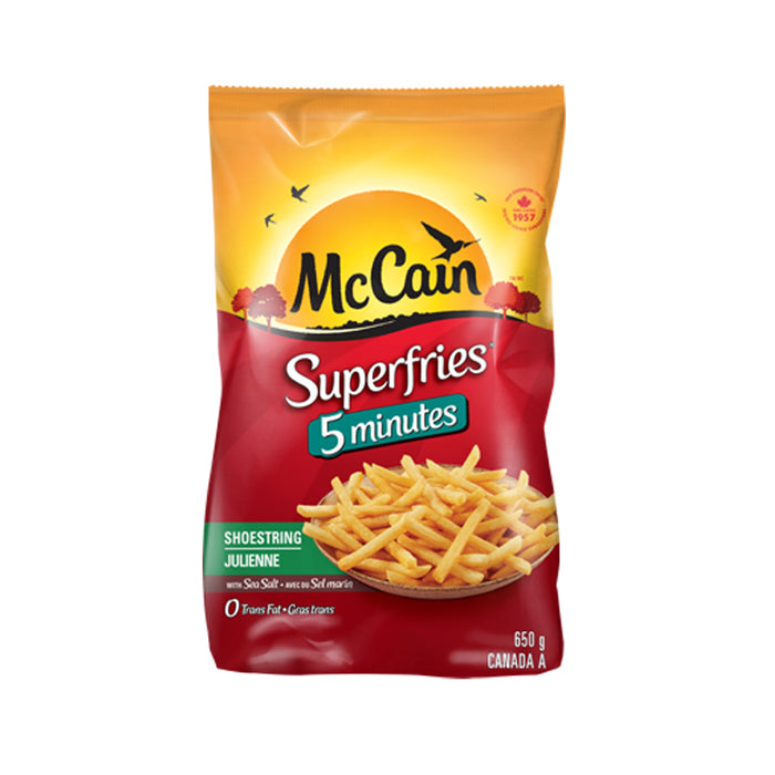 MCCAIN SUPERFRIES 5 MINUTE YOUNG FRIES 650G