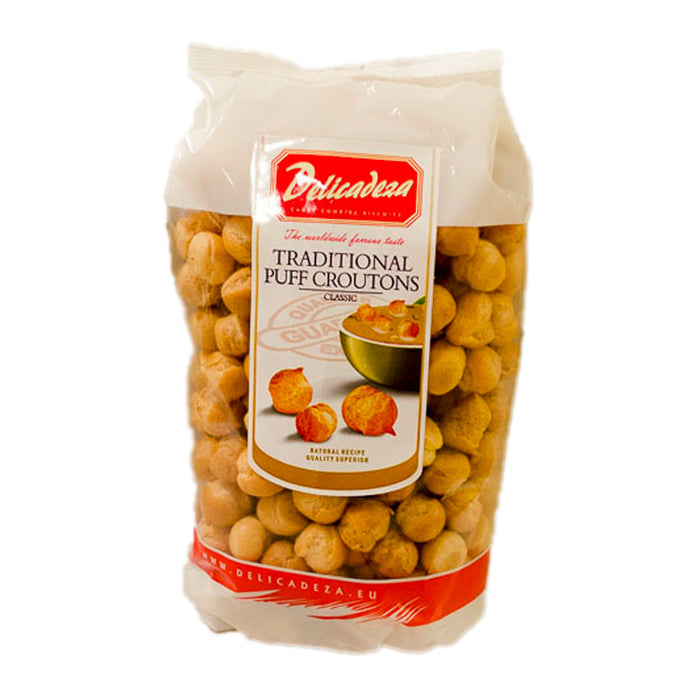 DELICADEZA TRADITIONAL PUFF CROUTONS 125G
