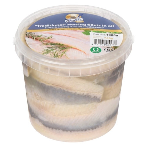 BALTIC TRADITIONAL FILLETS HERRING IN OIL 1KG
