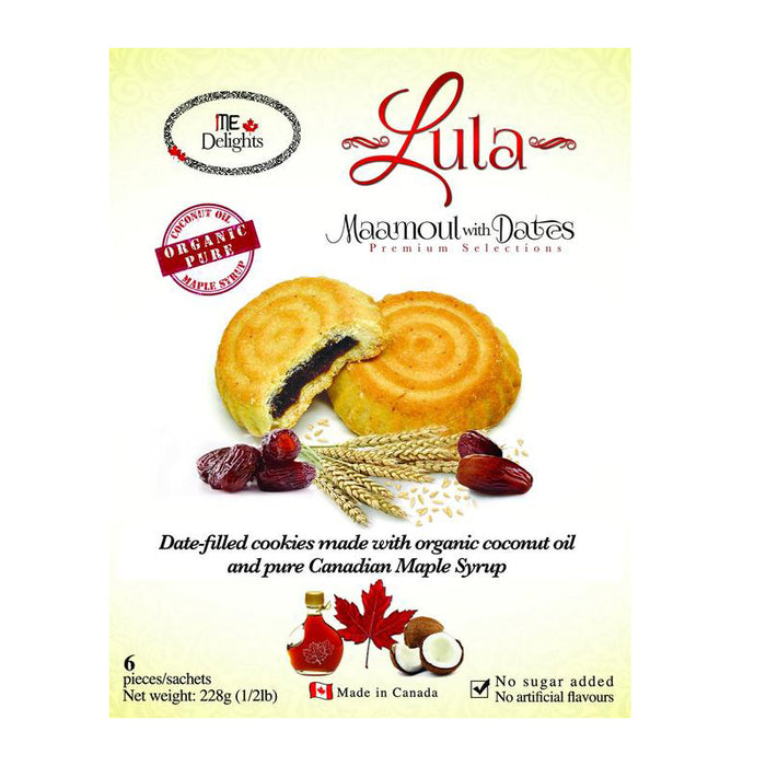 LULA MAAMOUL DATES BISCUITS 228G