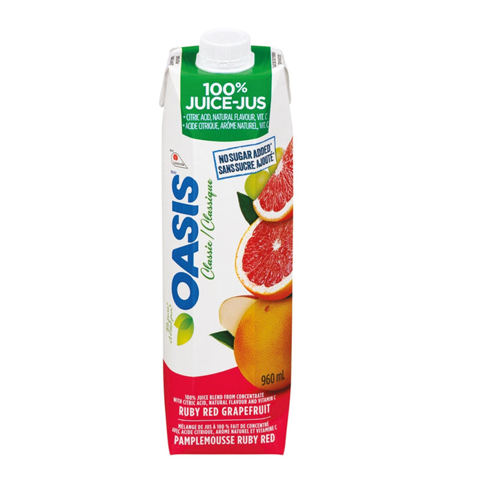 OASIS 960ML JUICES RUBY RED GRAPEFRUIT