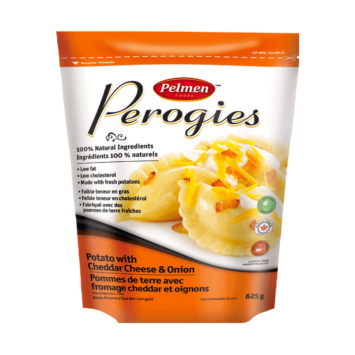 PELMEN FOODS 625G  POTATO WITH CHEDDAR CHEESE AND ONION