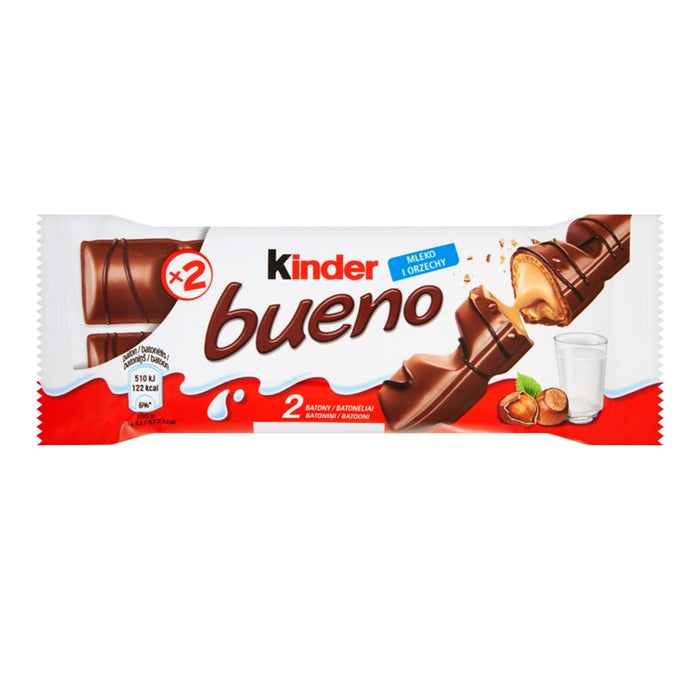 KINDER 2BARS BUENO CHOCOLATE 21,5G