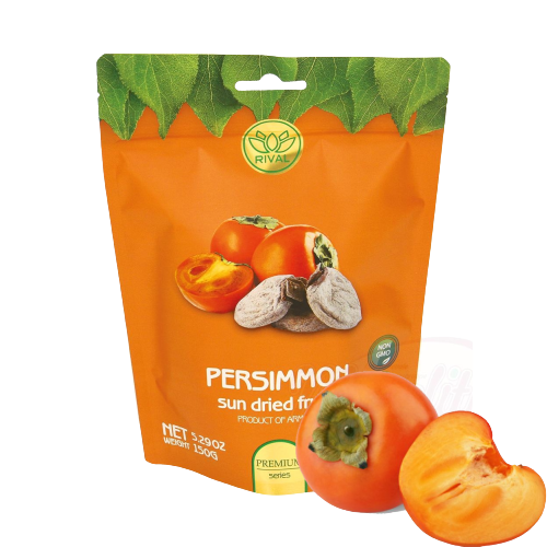 RIVAL PERSIMMON SUN DRIED FRUITS FROM ARMENIA 150G