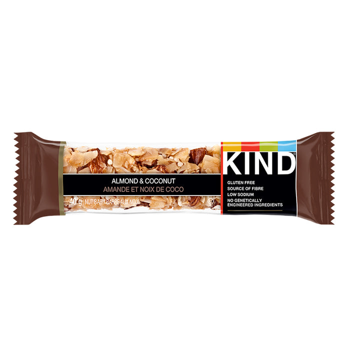 KIND ALMOND AND COCONUT BAR 40G