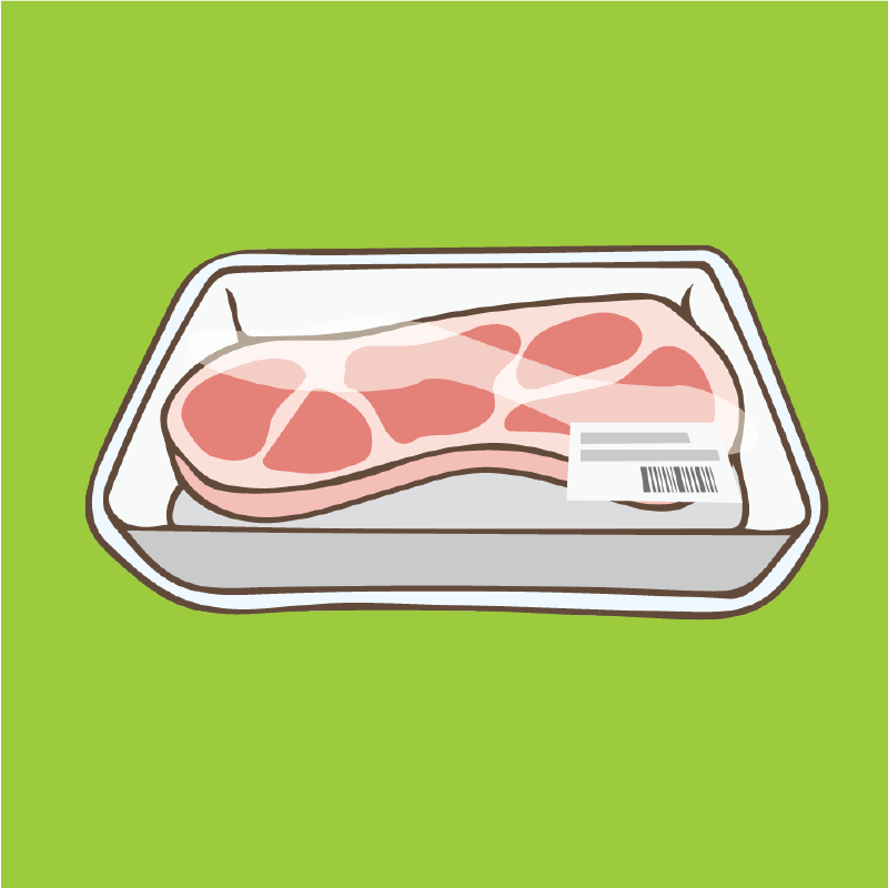 Packaged meat