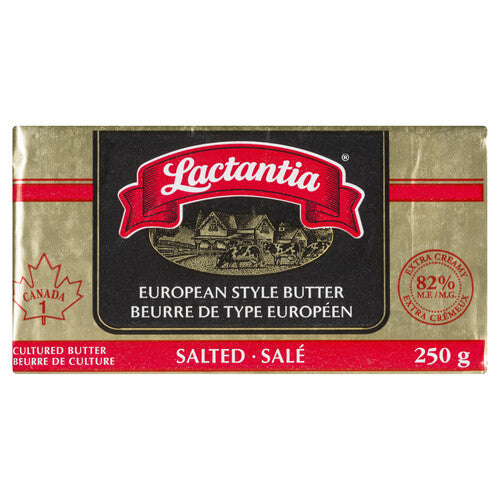 LACTANTIA EUROPEAN STYLE SALTED BUTTER 250G
