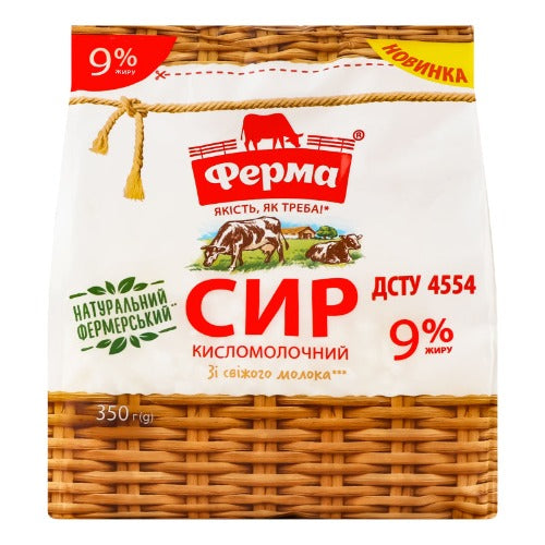 FERMA COTTAGE CHEESE 9% 350G