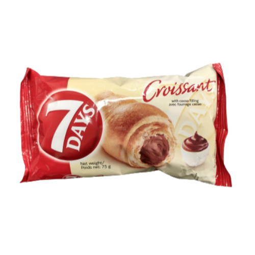7 DAYS CROISSANTS WITH CHOCOLATE FILLING 75G
