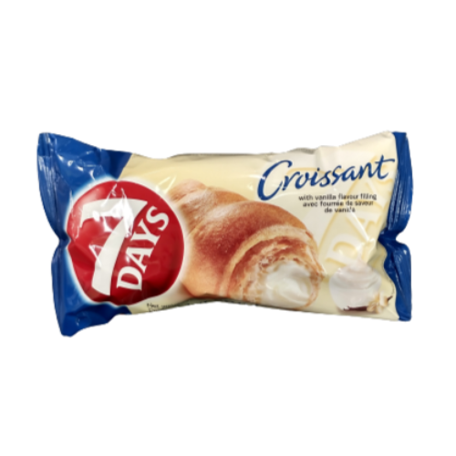 7 DAYS CROISSANTS WITH VANILLA FLAVOUR FILLING 75G