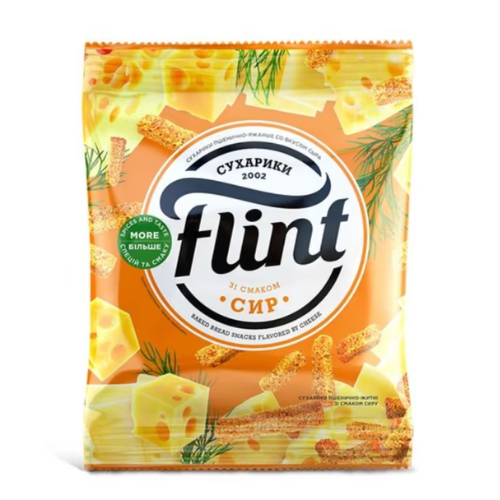 FLINT DRY BREAD CHEESE FLAVORED 100G