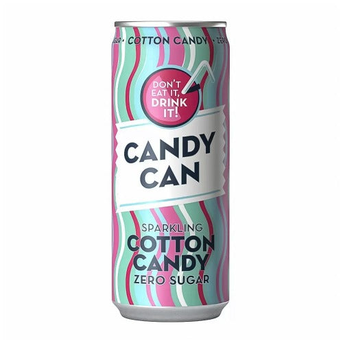 CANDY CAN SPARKLING DRINK COTTON CANDY ZERO SUGAR 330ML