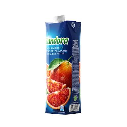 SANDORA RED ORANGE JUICE 0.95L
