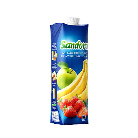SANDORA NECTAR BANANA APPLE STRAWBERRY 0.95L