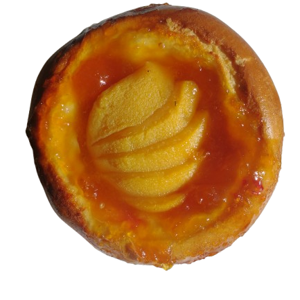 PATTY BAKED WITH PEACH