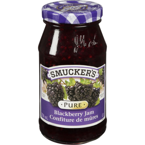 SMUCKER’S BLACKBERRY JAM 250ML