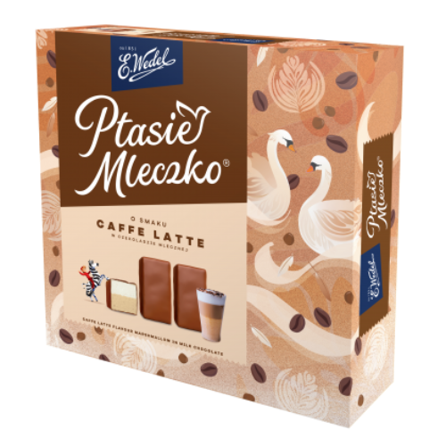 E.WEDEL MARSHMALLOW/JELLY PTICHYE MOLOKO CANDY CAFFE LATTE 360G