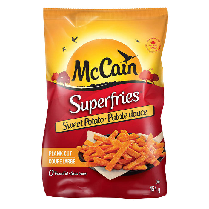 MCCAIN SUPERFRIES SWEET POTATO 454G