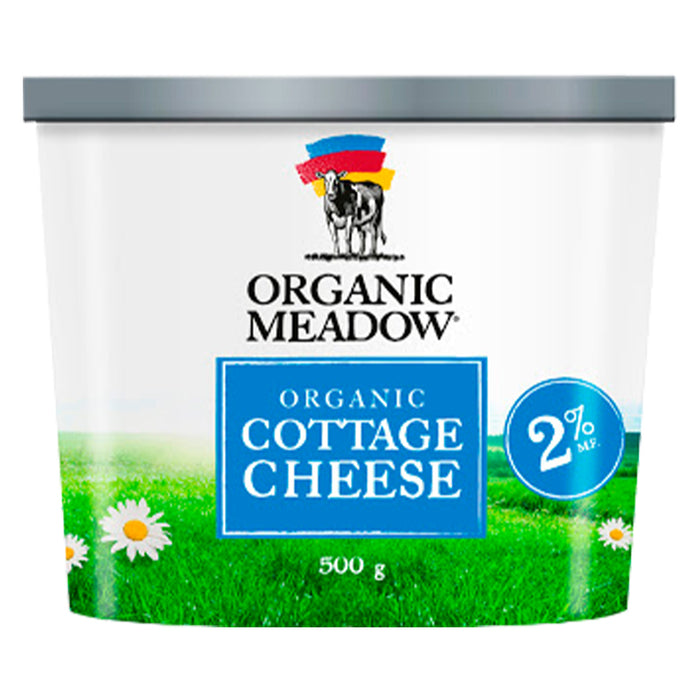 ORGANIC MEADOW 500G PACKAGED CHEESE COTTEGE CHEESE 2% BIO