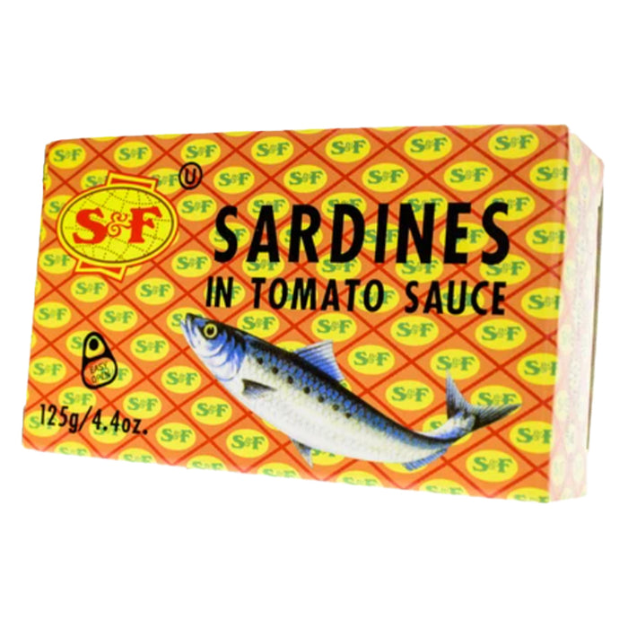 S&F SARDINES IN TOMATO SAUCE 125G