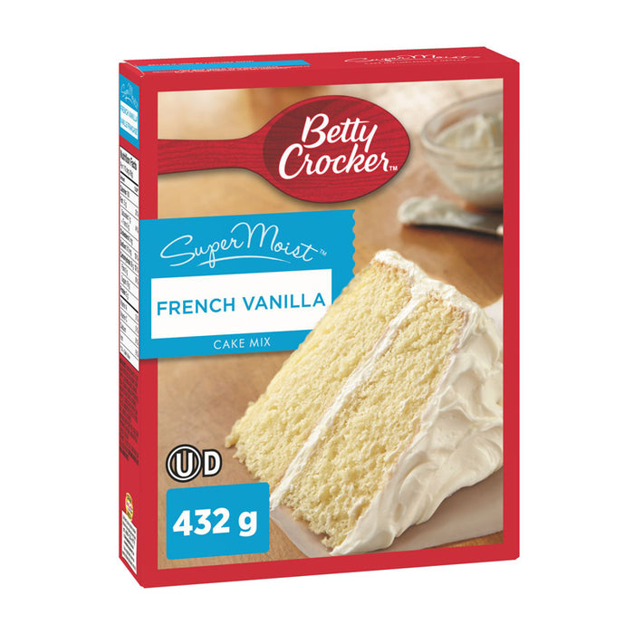 PRÉPARATION POUR GÂTEAU SAVEUR VANILLE FRANÇAISE BETTY CROCKER 432 G