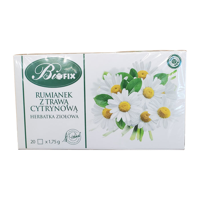 BIOFIX HERBAL TEA 35G  CHAMOMILE FLAVORS AND LEMON GRASS