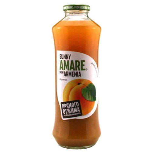 SUNNY AMARE FROM ARMENIA APRICOT JUICE NO SUGAR ADDED 750ML