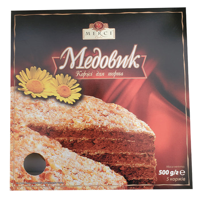 MERCI HONEY MEDOVIK CAKE SHEETS 500G