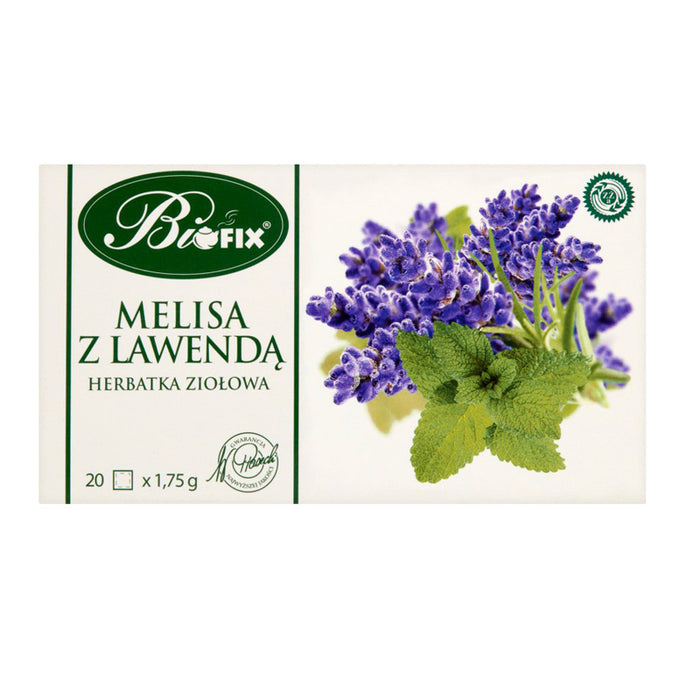 BIOFIX HERBAL TEA 35G  LEMON BALM LEAVES AND LAVENDER FLOWERS