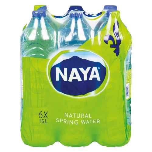 NAYA WATER NATURAL SPRING WATER 6 X 1.5L