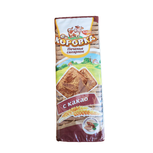 ROTFRONT KOROVKA SWEET BISCUITS WITH COCOA 375G