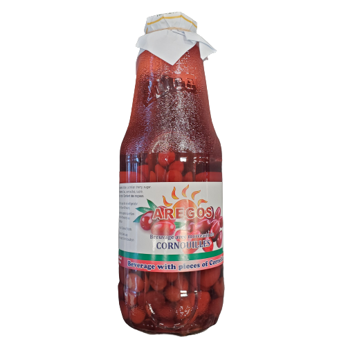 AREGOS COMPOTE BEVERAGE WITH PIECES OF CORNELIAN 1L