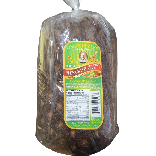 OMA'S REZEPT RIGA BREAD SWEET & SOUR 650G