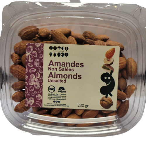 CREATIVE NUTS ALMONDS UNSALTED 230G