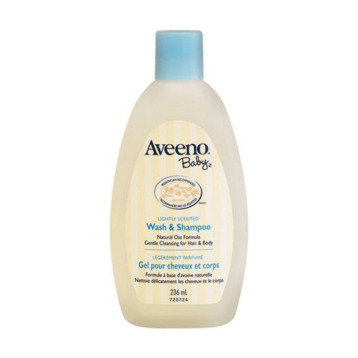 AVEENO BABY 236ML HAIR CARE LIGHTLY SCENTED WASH AND SHAMPOO