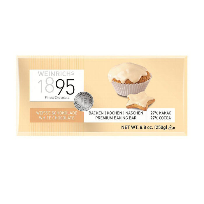 WEINRICH'S 1895 FINE WHITE CHOCOLATE 27% 250G