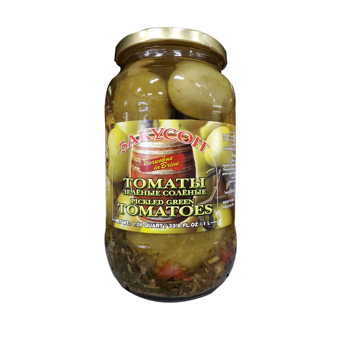 ZAKUSON PICKLED GREEN TOMATOES 1L