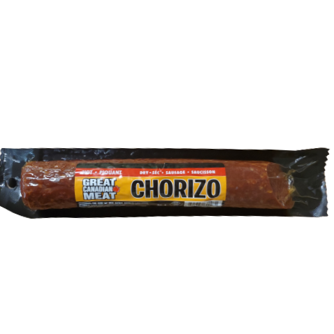 GREAT CANADIAN MEAT CHORIZO HOT DRY SAUSAGE 275G