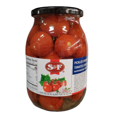S&F PICKLED CHERRY TOMATOES 1L