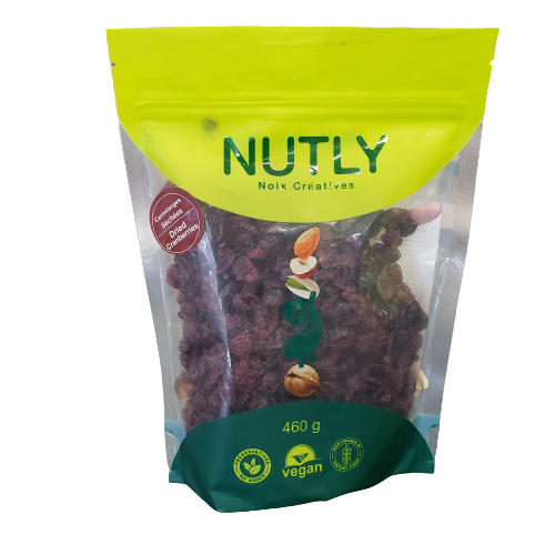 NUTLY CREATIVE NUTS DRIED CRANBERRIES 460G