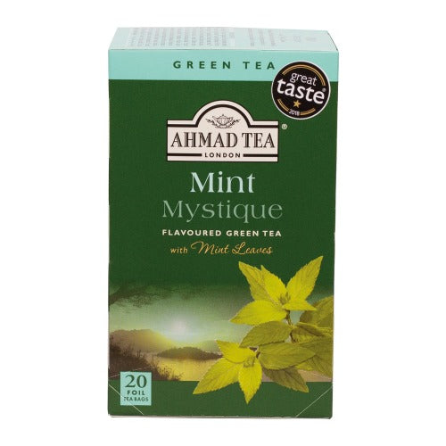 AHMAD TEA MINT MYSTIQUE GREEN TEA 20 BAGS 40G
