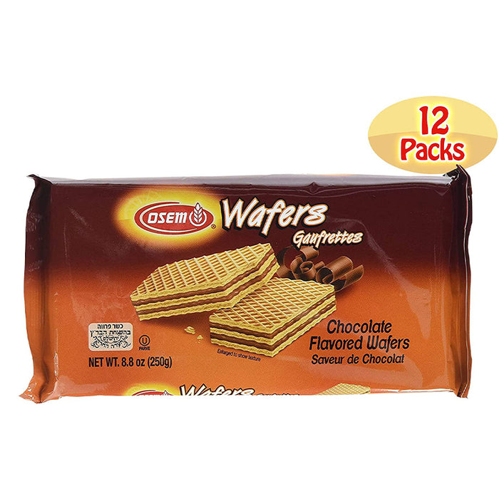 OSEM CHOCOLATE FLAVOURED WAFERS 250G