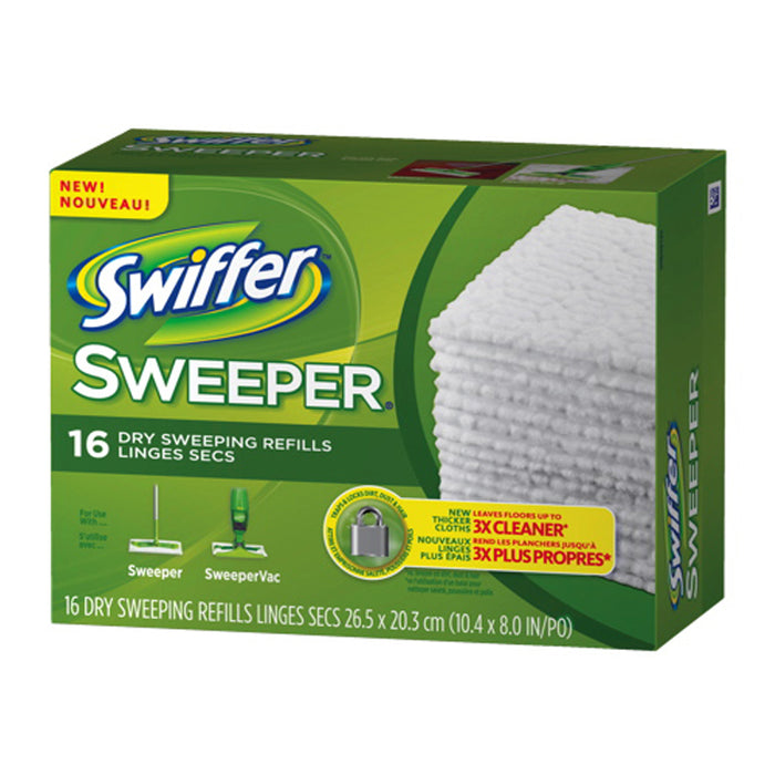 SWIFFER 16 DRY CLOTHS LAUNDRY DRY SWEEPING CLOTHS